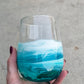 Ocean wave glass